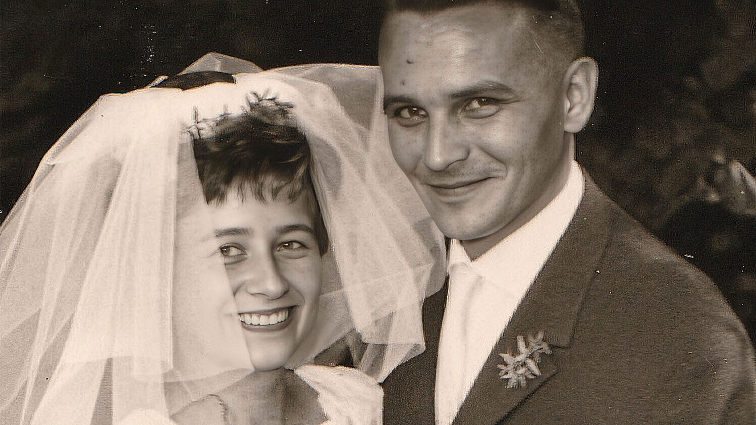 Hochzeitsbild von Brigitte und Hugo Jaanus