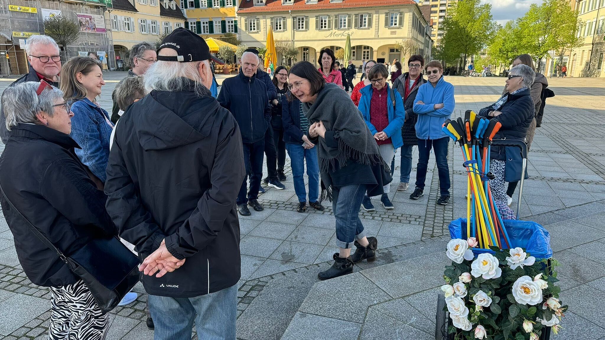 Stadtspaziergang mit Putzaktion AWO Ortsverein Ludwigsburg