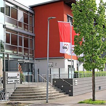 Außenansicht des Pflegezentrums Hans-Klenk-Haus